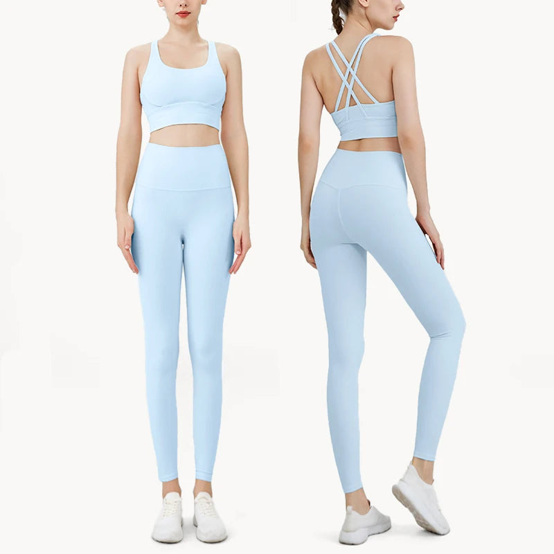 Women's Clothing Sports Bra Leggings Suit
