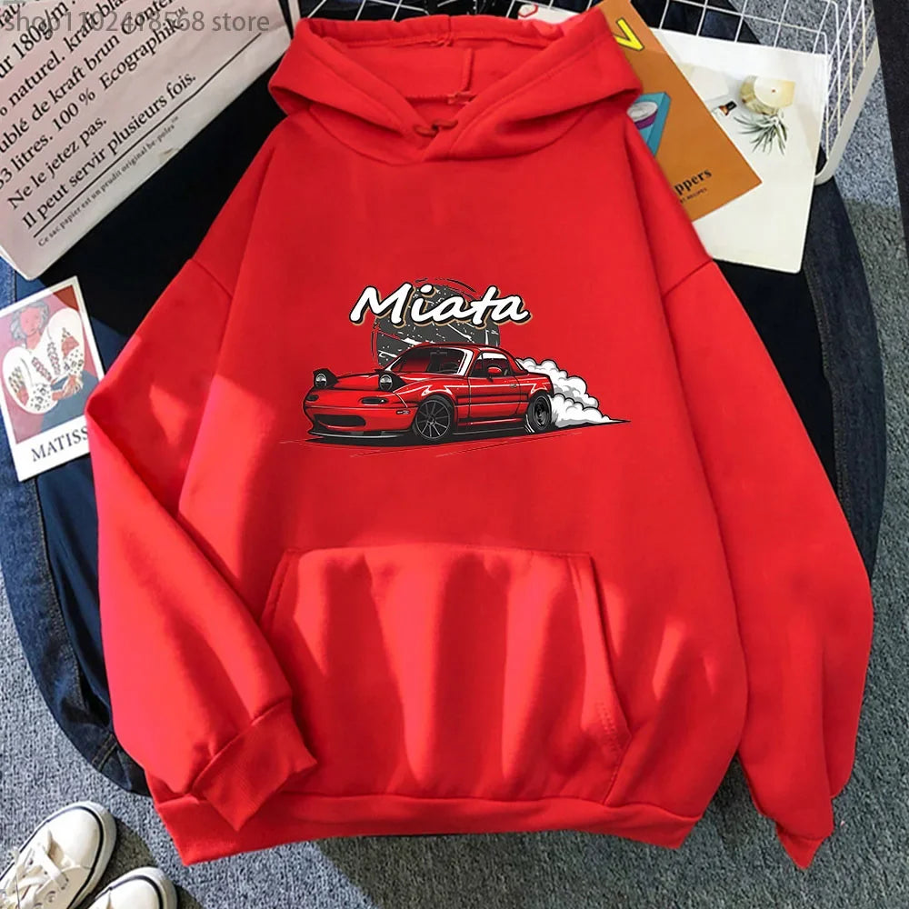 Men Hoodies Drift Jdm Sweatshirt Streetwear Unisex