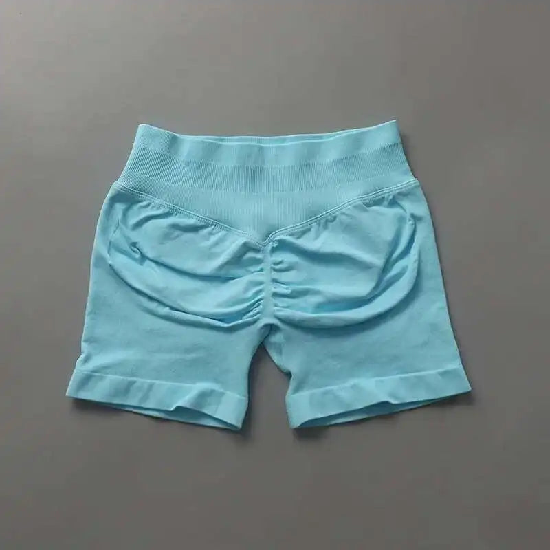 Yoga Seamless Scrunch Bum Workout Gym Booty Stretch Running Shorts