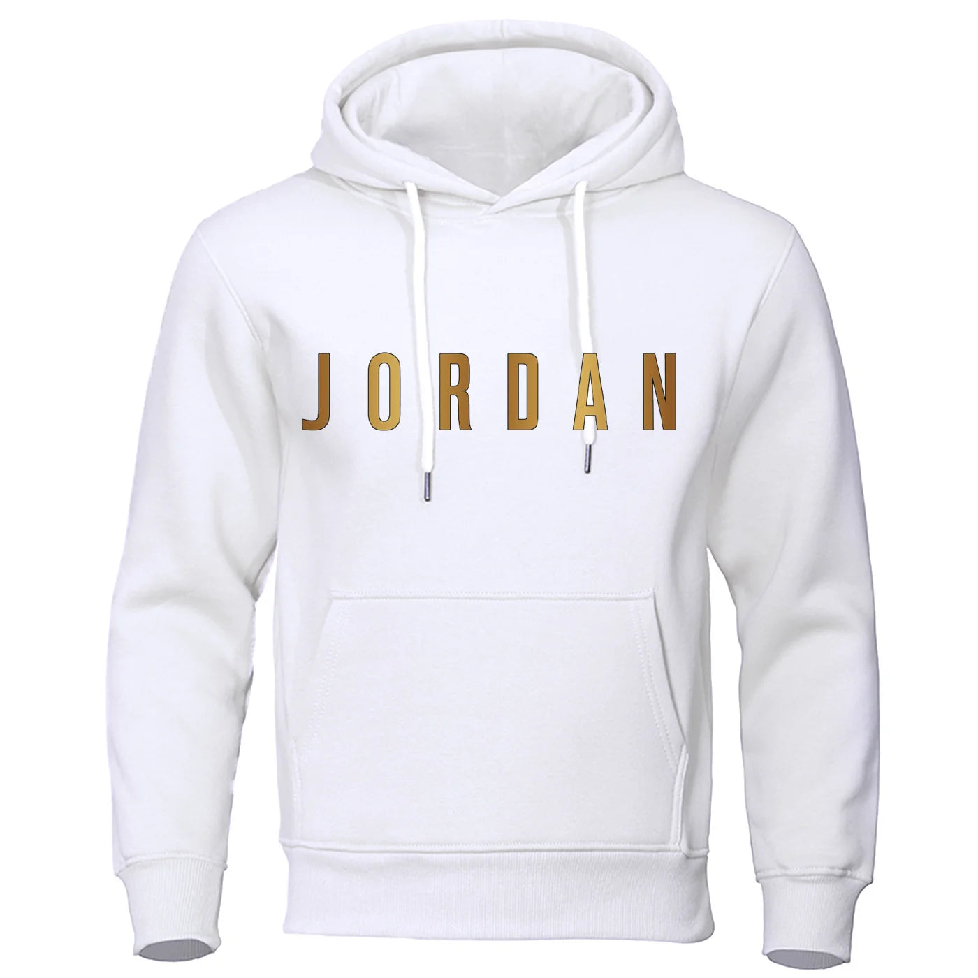 Printed men's hooded loose fashionable versatile sports shirt with pullover
