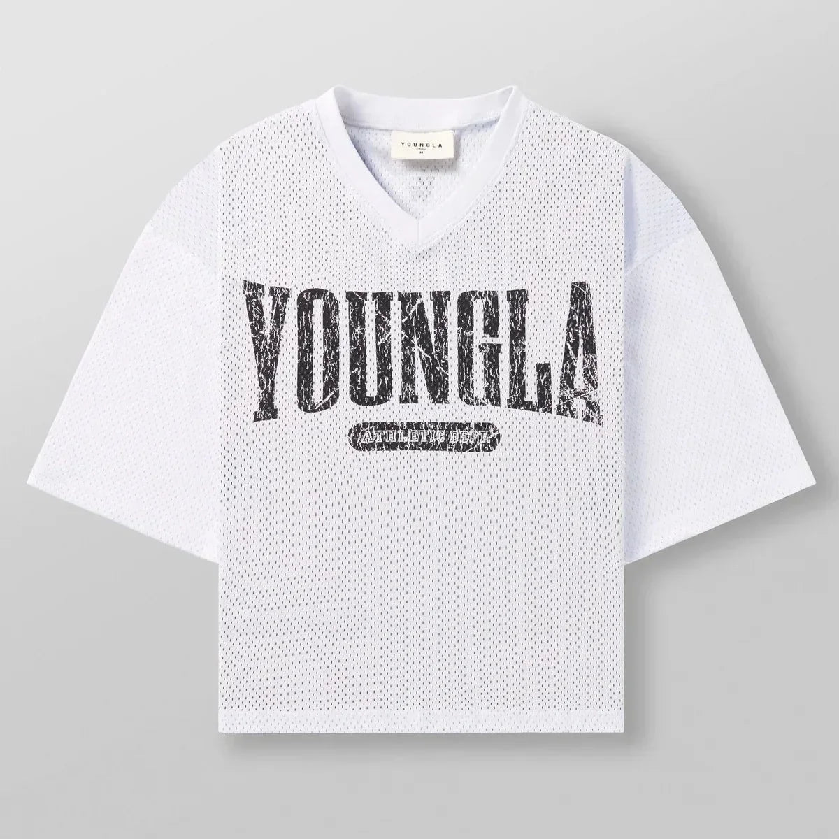 T-shirt Men's sports fitness quick drying breathable large printed T-shirt