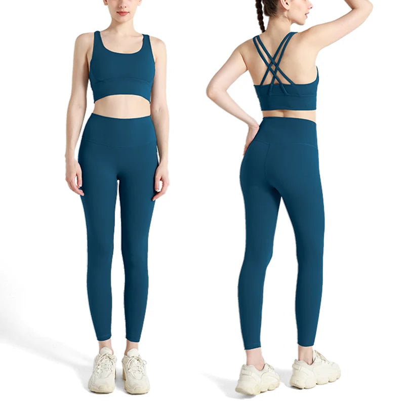 Women's Clothing Sports Bra Leggings Suit