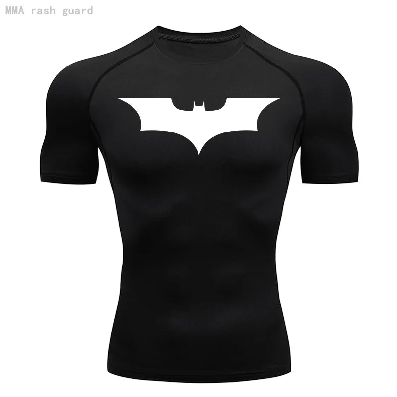 Men Short Running T Shirt Gym Sports Top Quick Dry Clothing