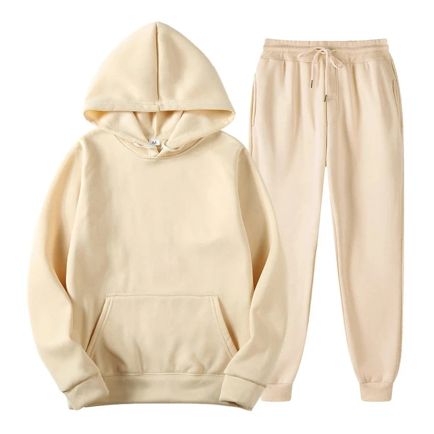 Tracksuits Men's sets Long Sleeve Pullover + Jogging Trousers