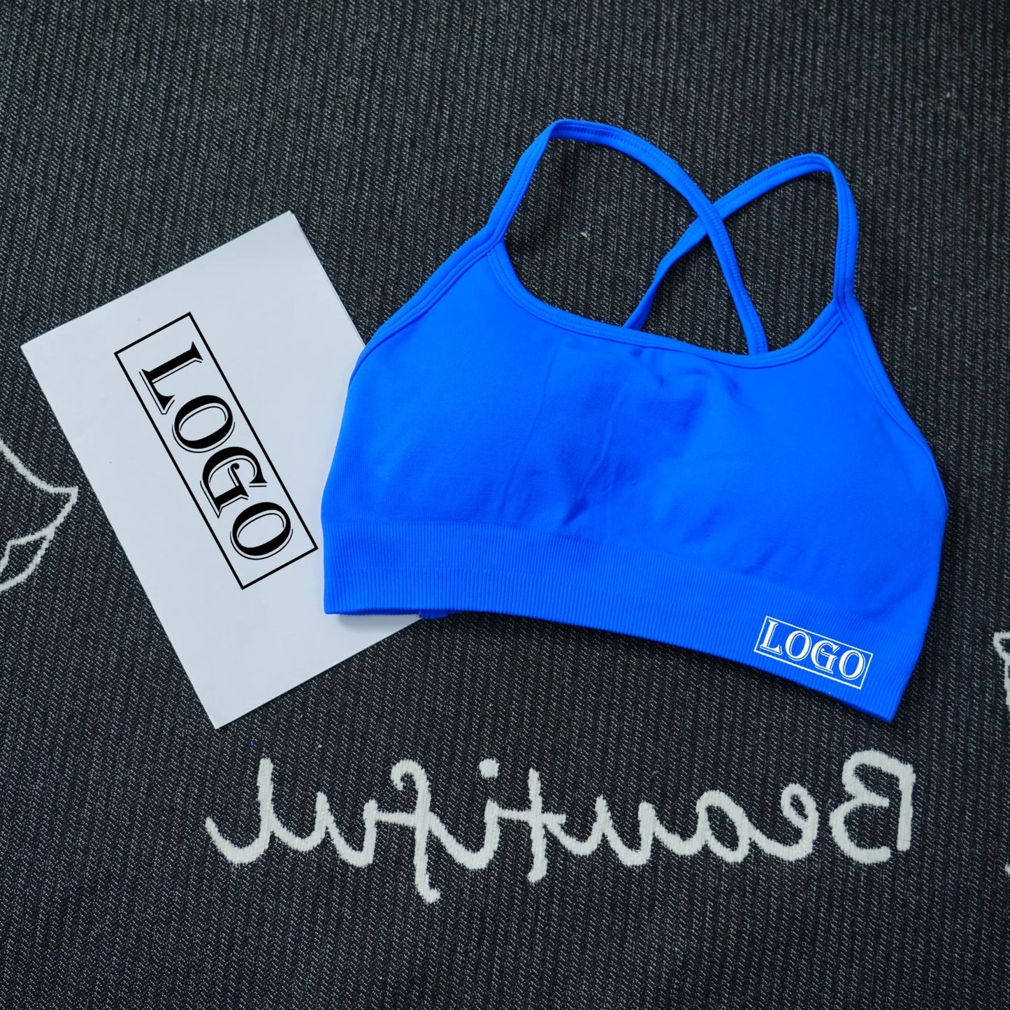 Yoga Sports Dynamic Backless Bra Medium Support Padded Gym Crop Top