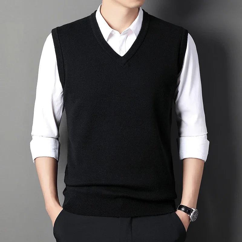Men's Sweater Vest Casual Fashion Warm Top