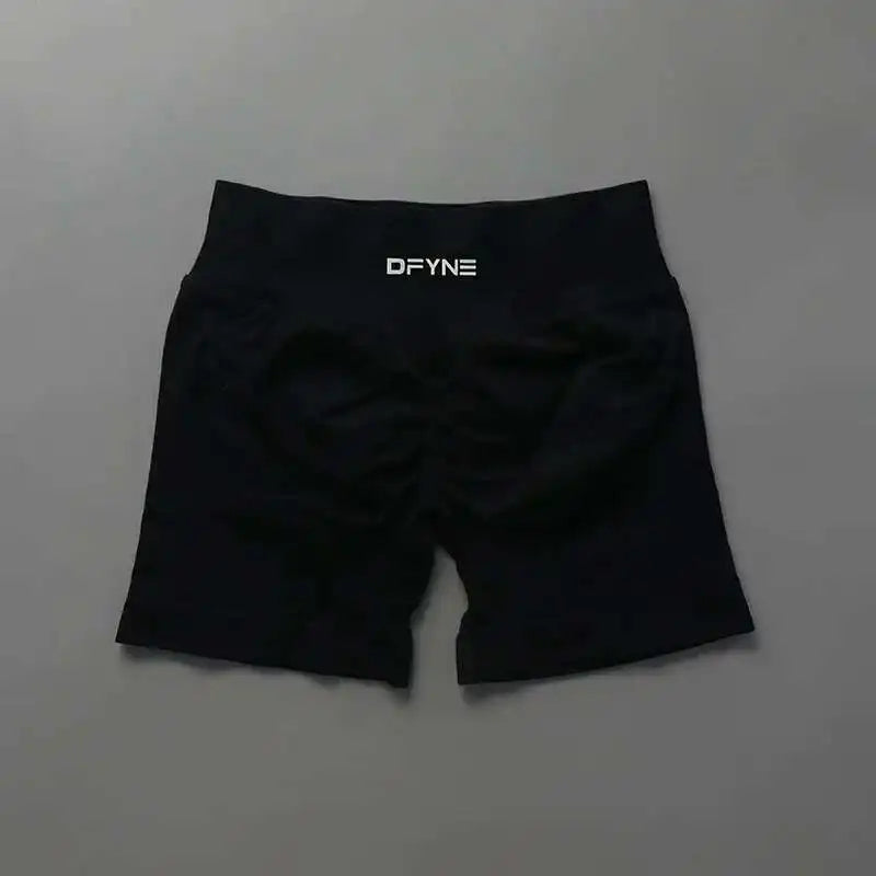 Yoga Seamless Scrunch Bum Workout Gym Booty Stretch Running Shorts