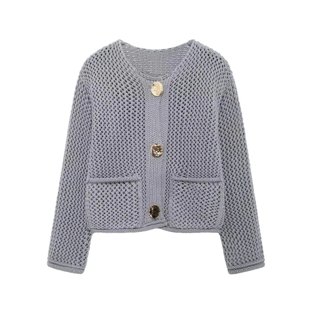 Cardigans For Women Casual Button Long Sleeve Female Sweater