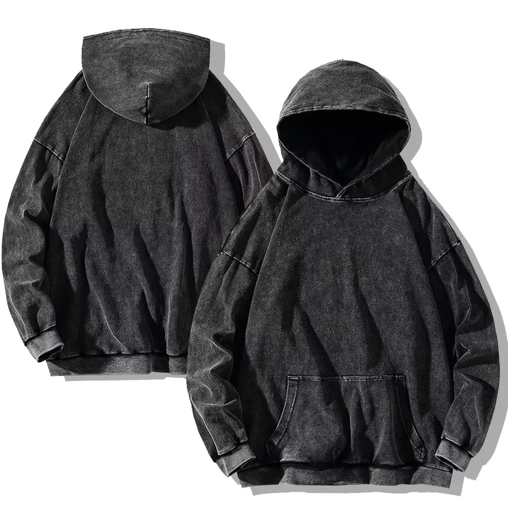 Men Women Cotton Retro Long Sleeve Sweatshirts