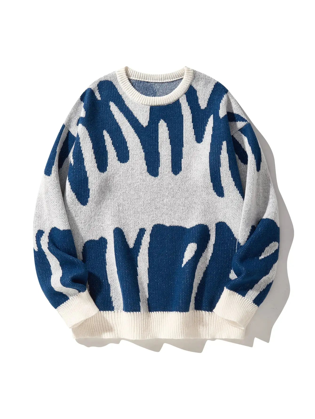New Sweater Casual Round Neck Pullover