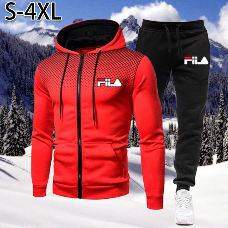 Men's Sets Hoodies +Pants Autumn Sport Suits Casual Sweatshirts Tracksuit