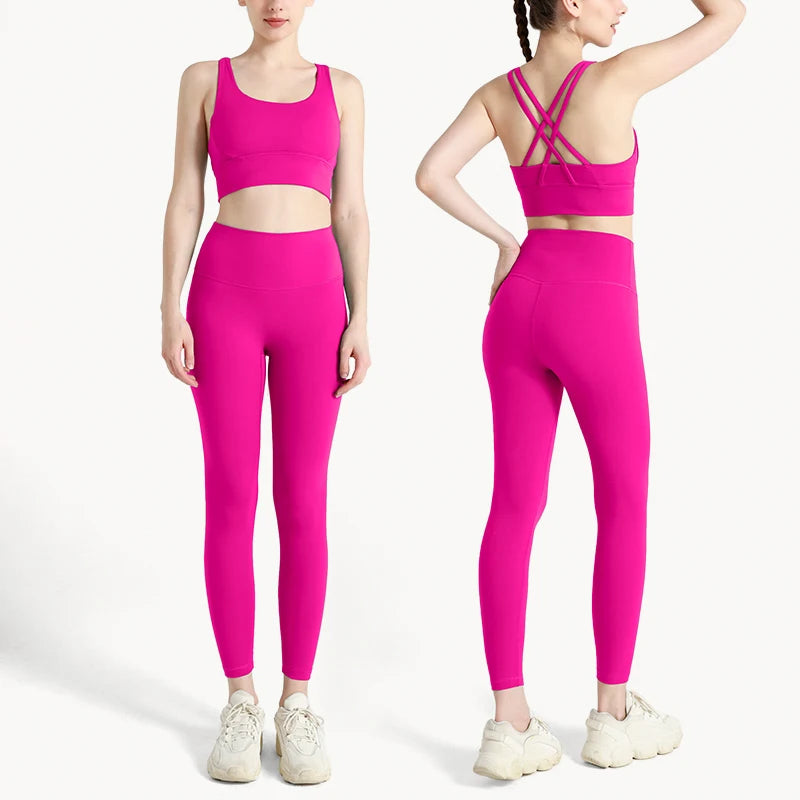 Women's Clothing Sports Bra Leggings Suit