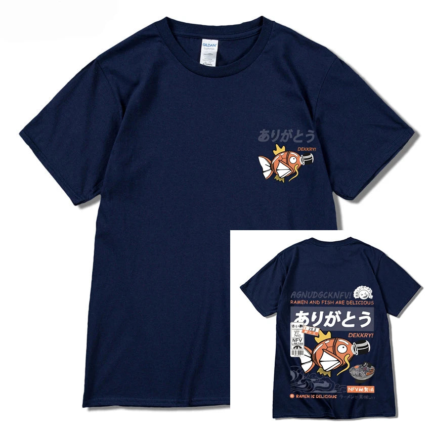Men's casual comfortable cotton short sleeve T-shirt