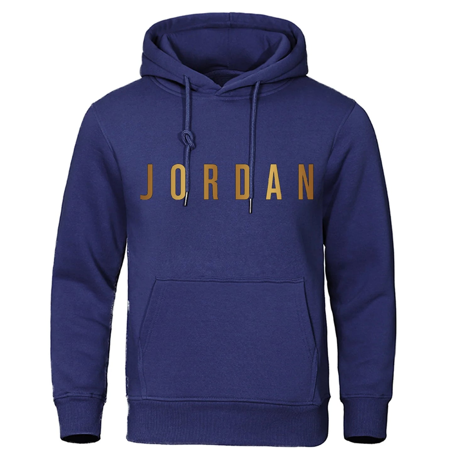 Printed men's hooded loose fashionable versatile sports shirt with pullover