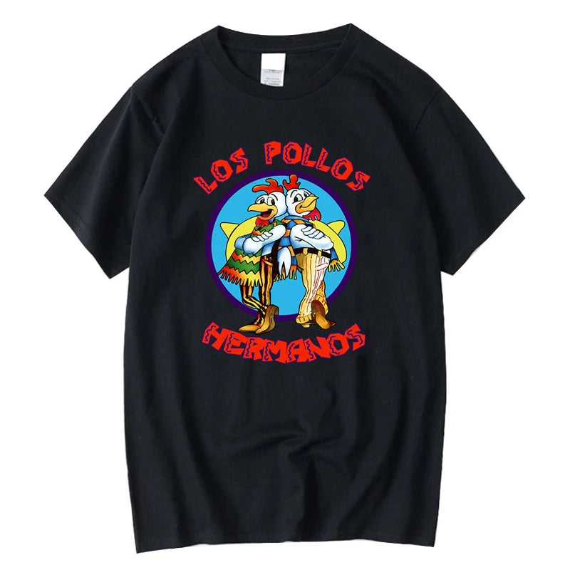 Printed T-Shirt Men Fashion Casual Short Sleeves