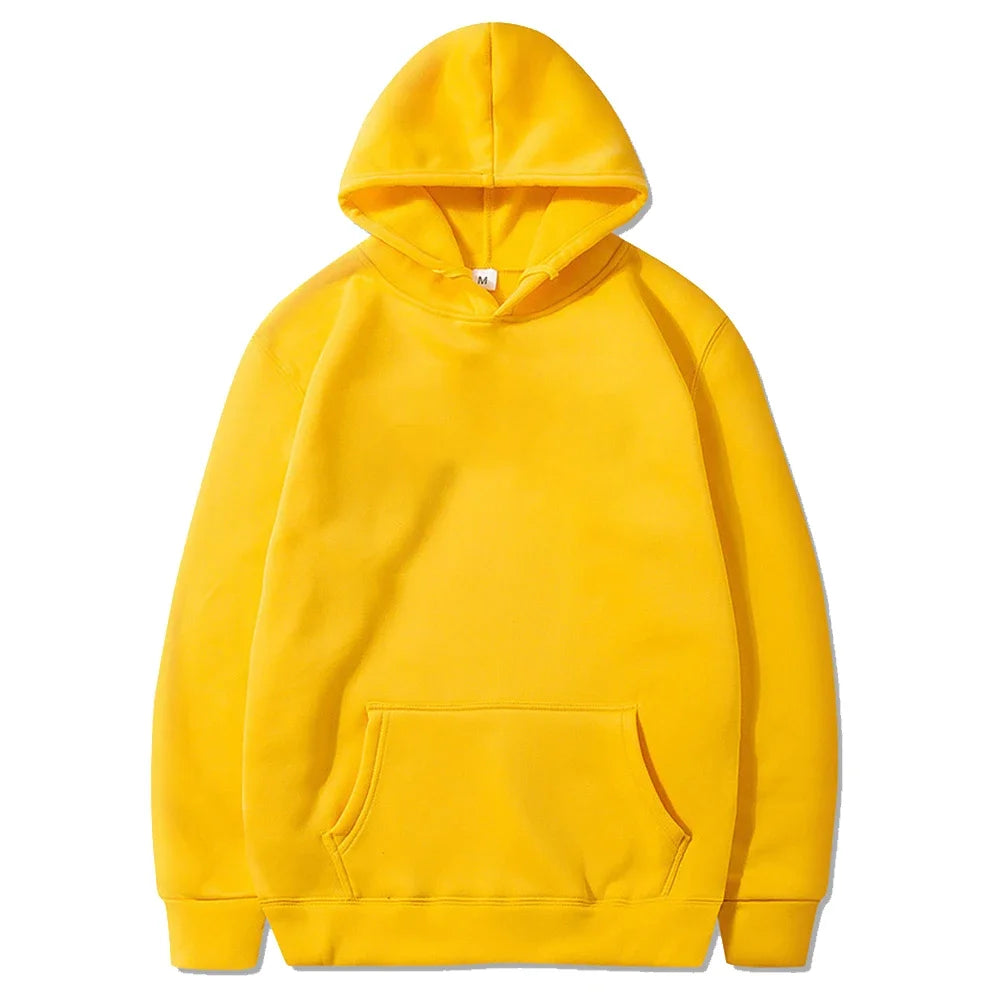 Fleece Warm Hoodies Spring Autumn Pullovers Fashion Sweatshirts Top