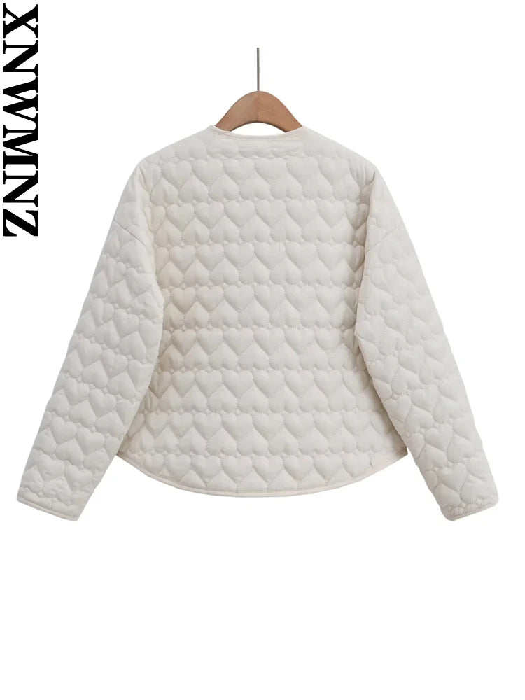 Women's O Neck Long Sleeve Pocket Versatile Female Coat