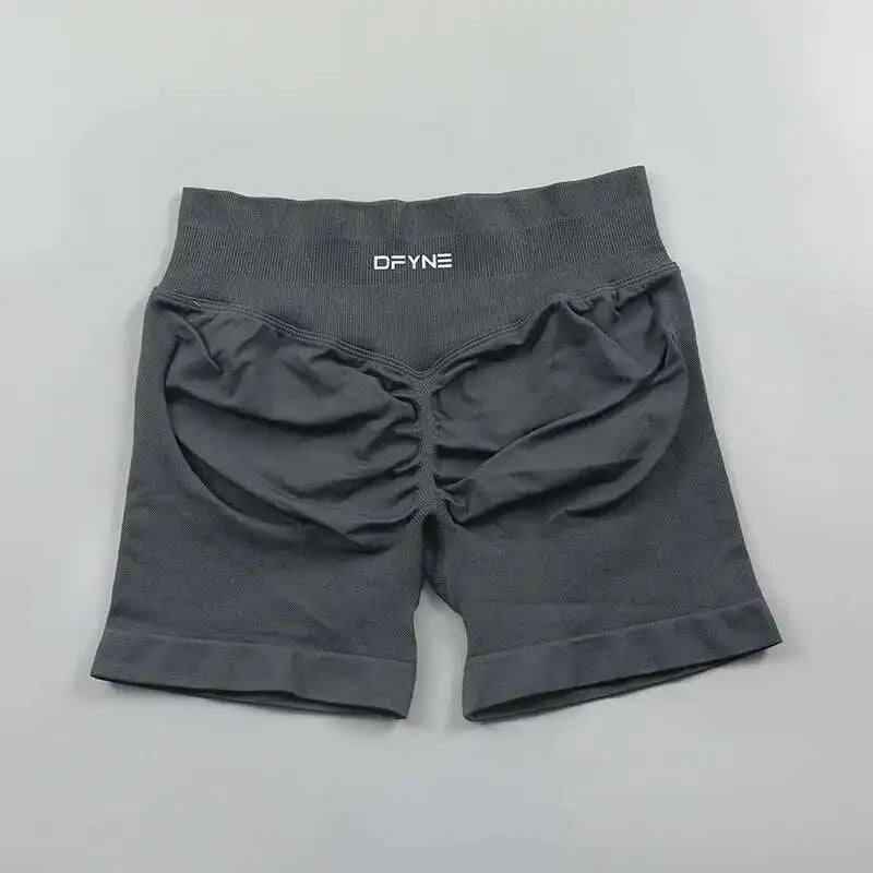 Yoga Seamless Scrunch Bum Workout Gym Booty Stretch Running Shorts
