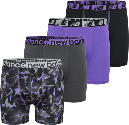 Boys Boys' Performance Boxer Briefs (4 Pack) Boxer Briefs