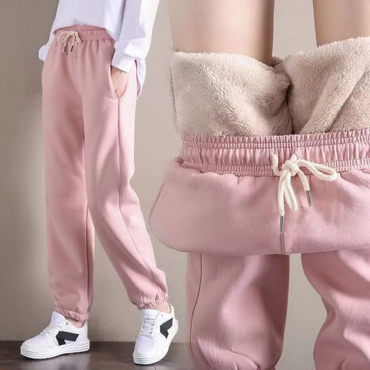 Women Winter Warm Leggings Thick Trousers  Long Thicken Pants