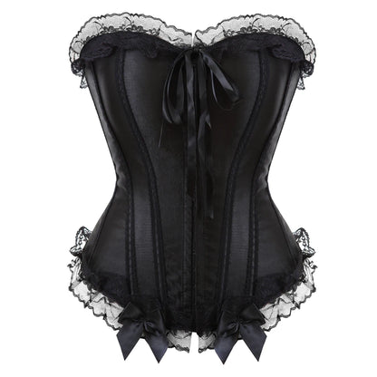 Sexy Satin Corset Top for Women