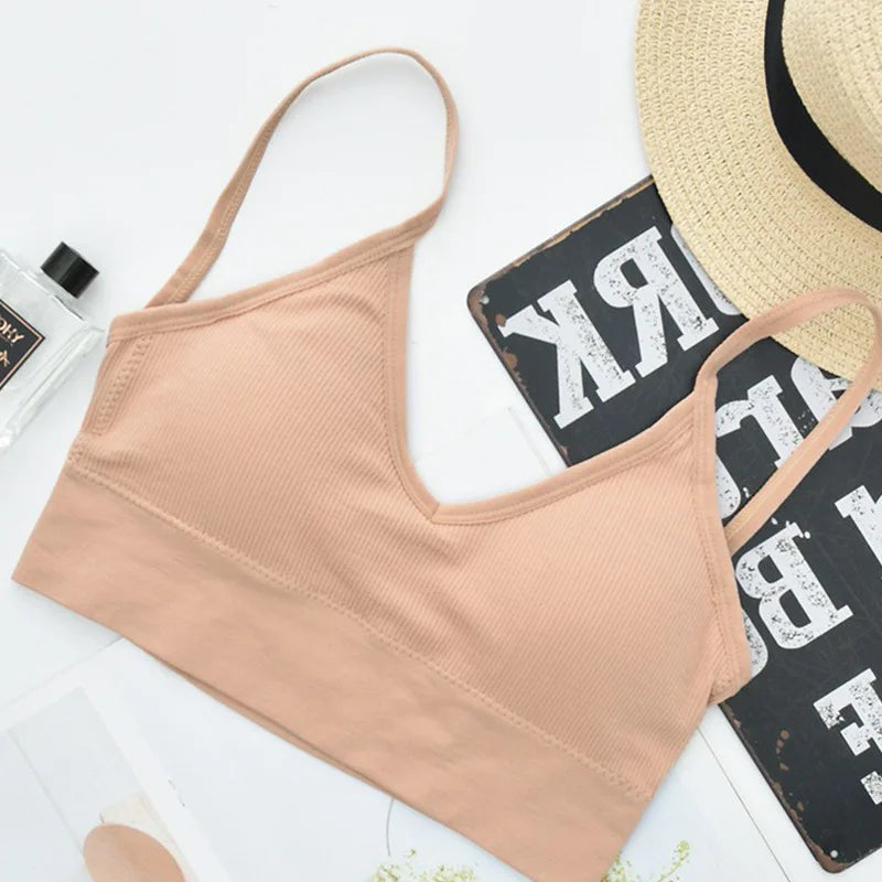 Women  Bra Female Streetwear Sleeveless Tanks