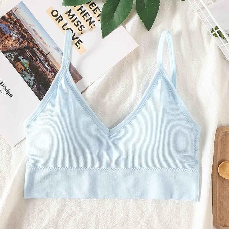 Women  Bra Female Streetwear Sleeveless Tanks