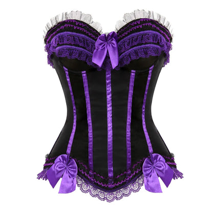 Sexy Satin Corset Top for Women