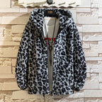 Print Jacket Loose and Comfortable Cotton-padded Jacket Fashion Men's and Women's