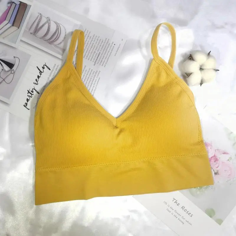 Women  Bra Female Streetwear Sleeveless Tanks