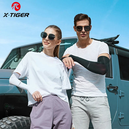 Cycling Arm Sleeves Ice Fabric  Sleeve Outdoor Sport