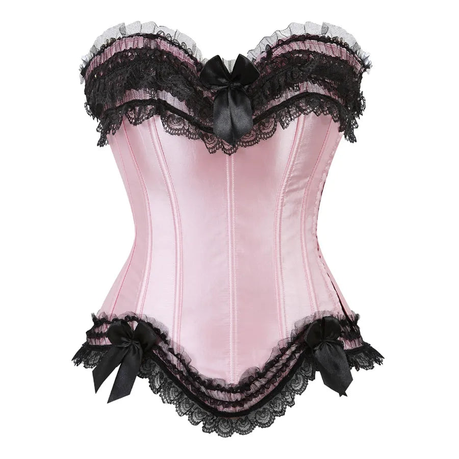 Sexy Satin Corset Top for Women