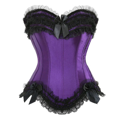 Sexy Satin Corset Top for Women