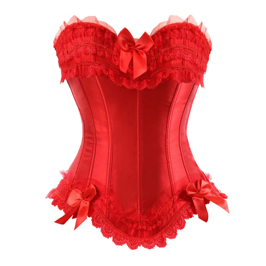 Sexy Satin Corset Top for Women