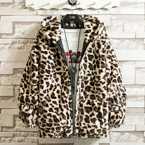 Print Jacket Loose and Comfortable Cotton-padded Jacket Fashion Men's and Women's