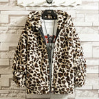 Print Jacket Loose and Comfortable Cotton-padded Jacket Fashion Men's and Women's