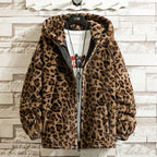 Print Jacket Loose and Comfortable Cotton-padded Jacket Fashion Men's and Women's