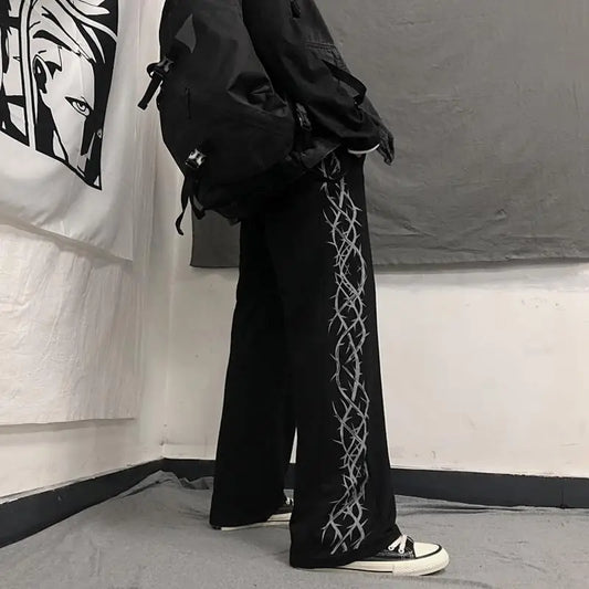 Japanese Oversize Graphic Wide Sweatpants