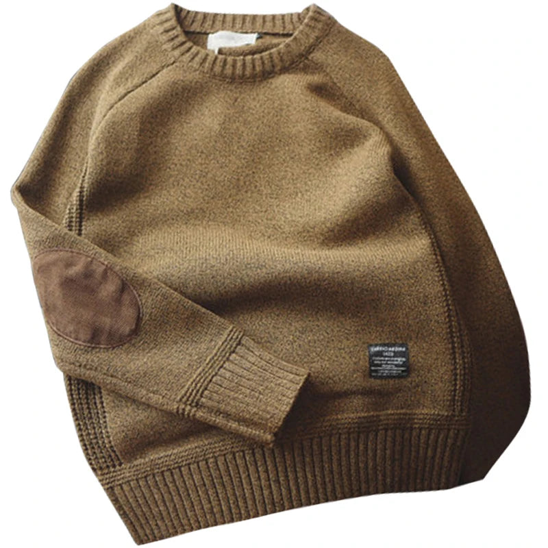 Men Sweater Fashion Patch Designs Streetwear