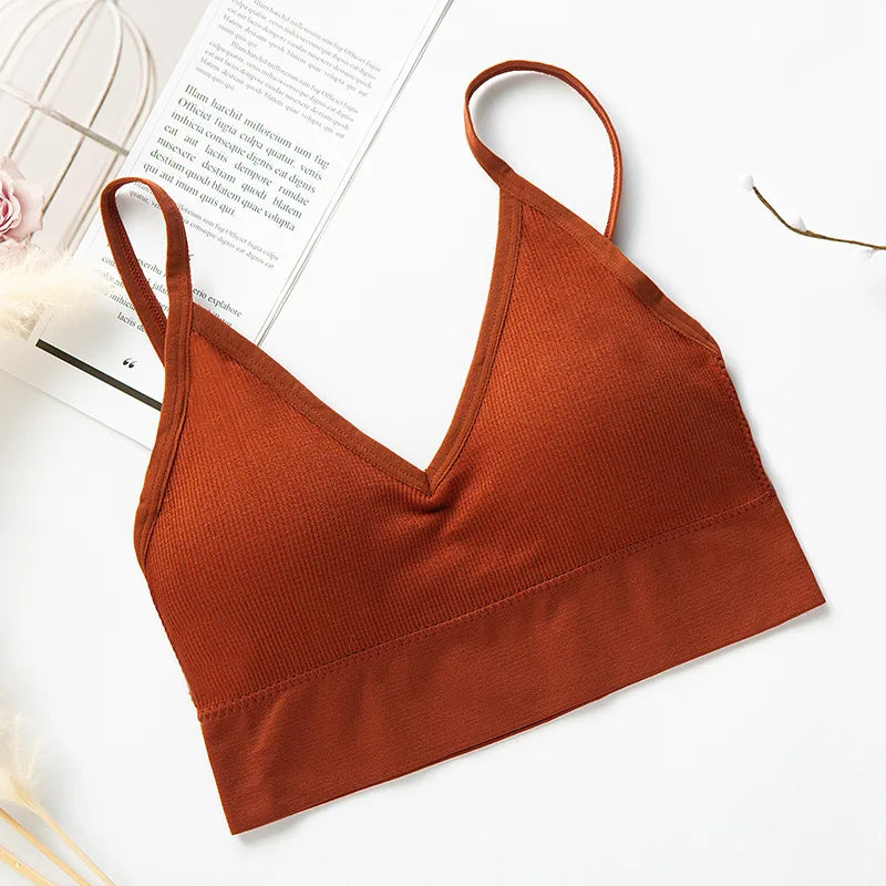 Women  Bra Female Streetwear Sleeveless Tanks