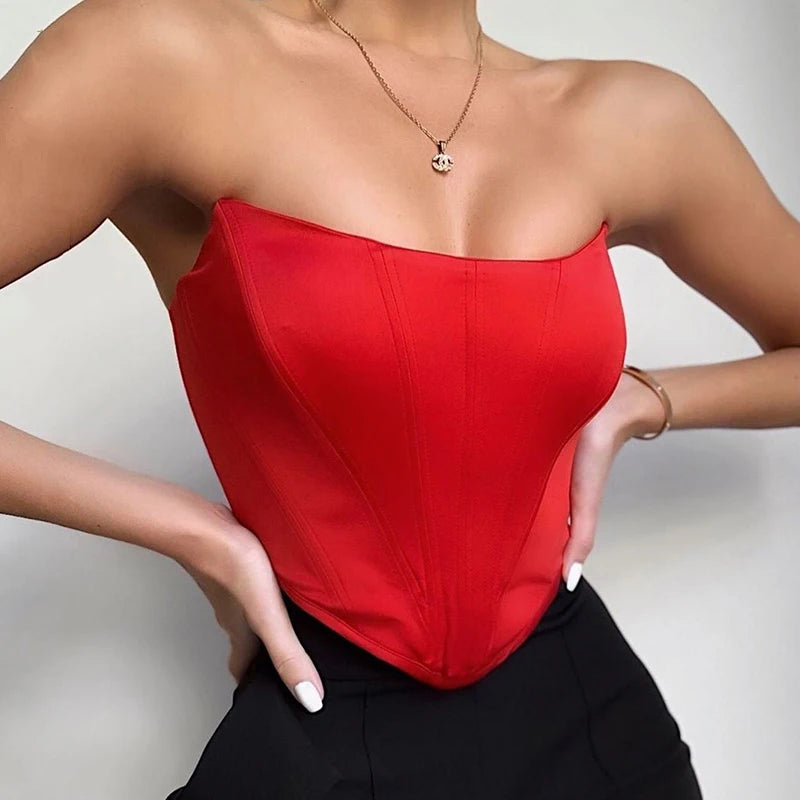 Sleeveless Off Shoulder Fashion Sexy Tops Vest Female