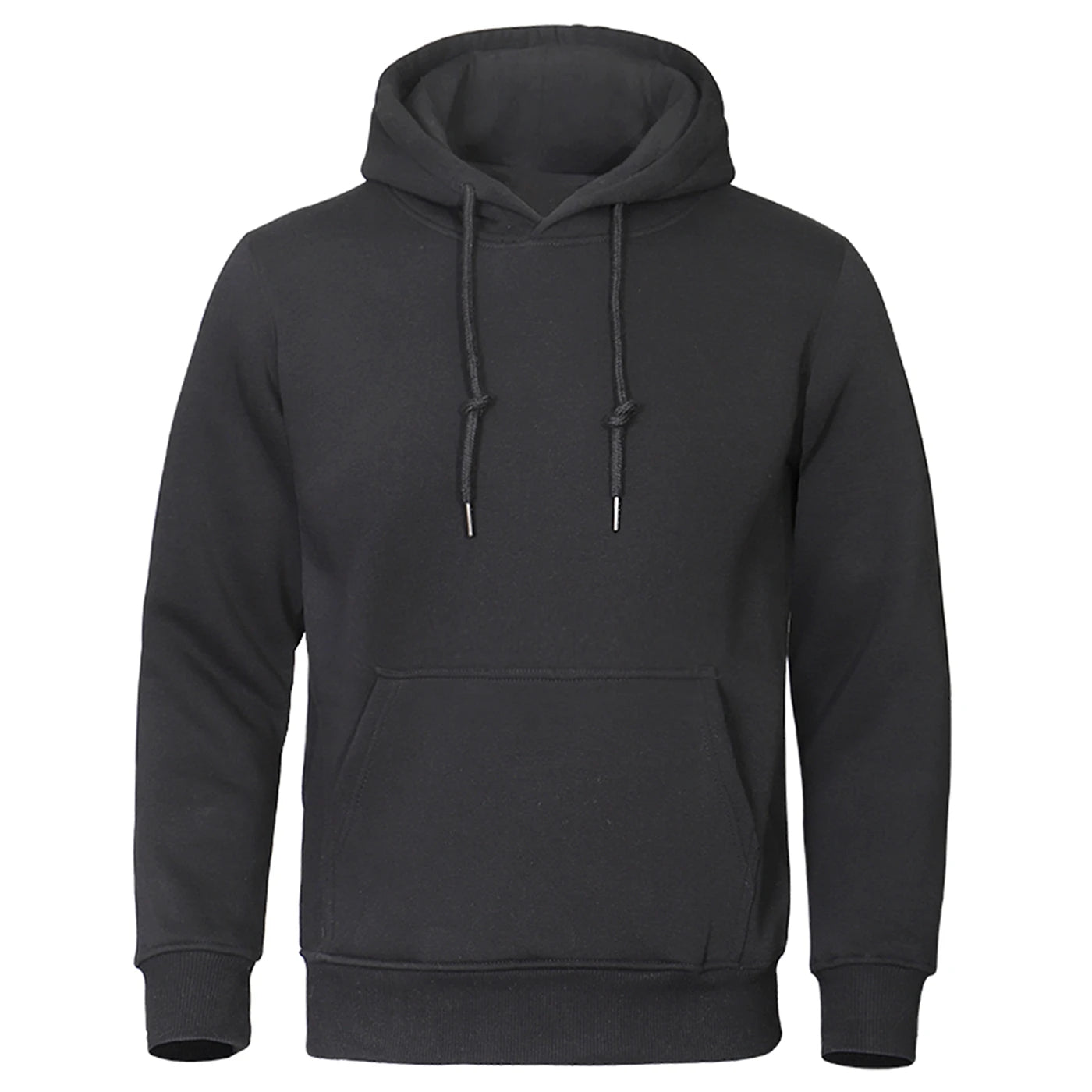 Men Hoodies Fleece Warm Mens Sweatshirt