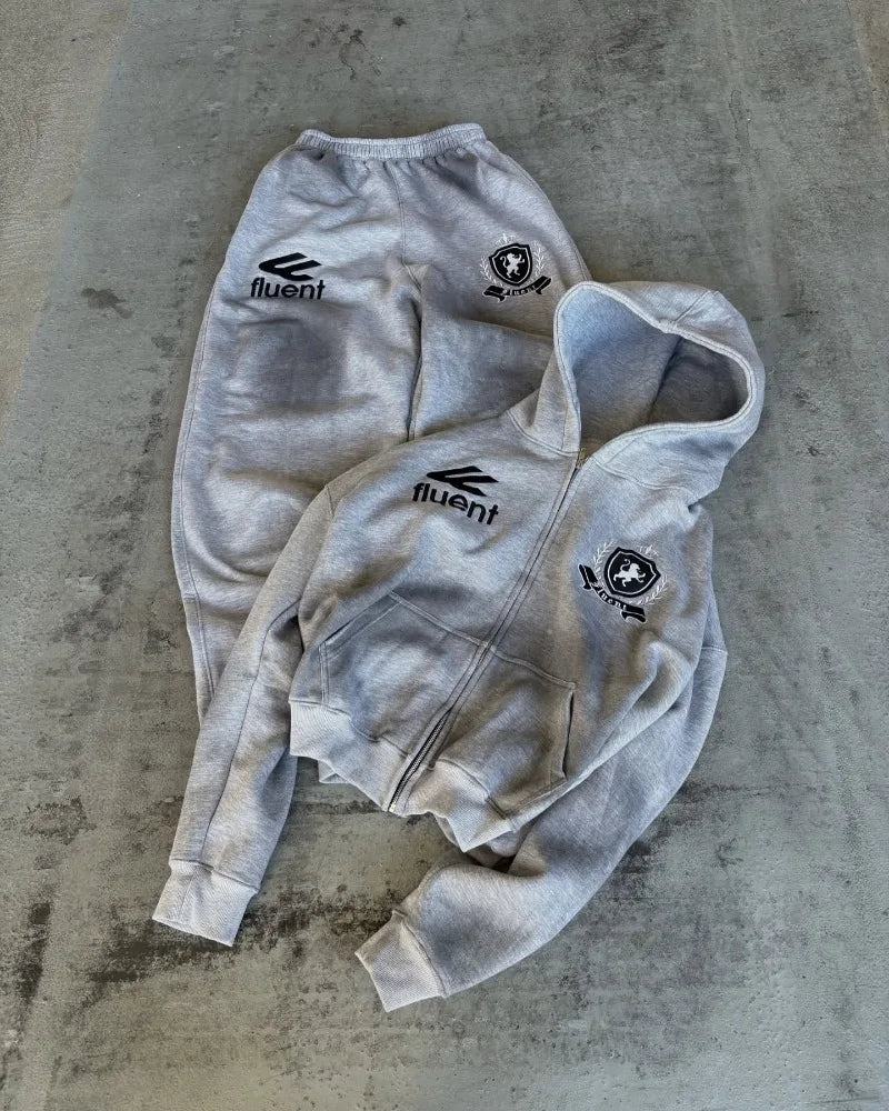 Men couple casual loose tracksuit