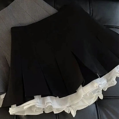 Mini Skirt Women High Waist  Skirt