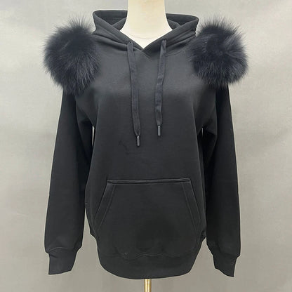 New Arrival Autumn Winter Hoodie Women Fleece Pullover With Hood