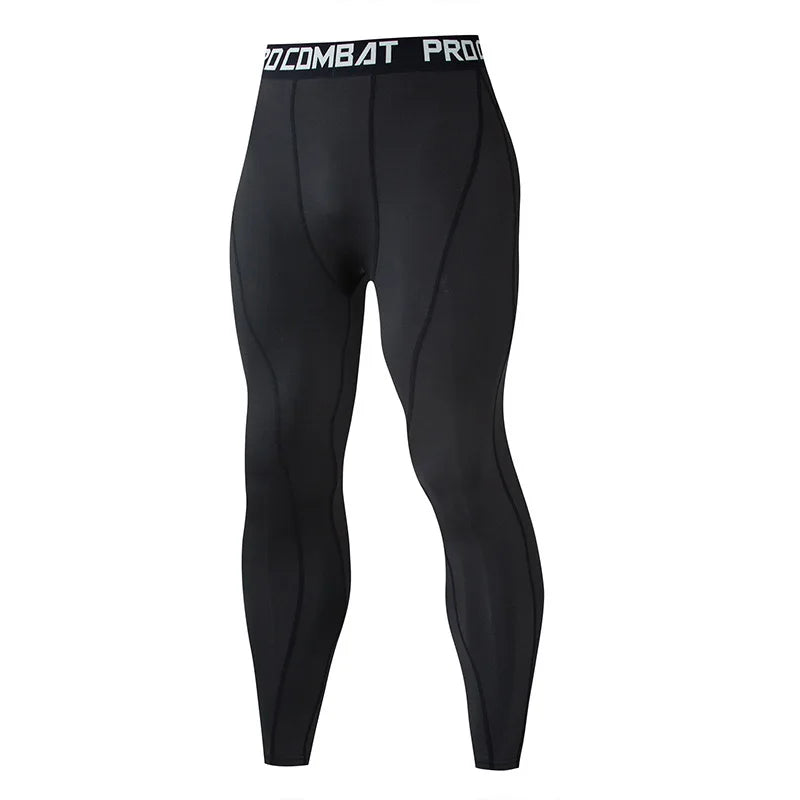 Mens Quick Dry Fit Legging Fitness Training  Pants