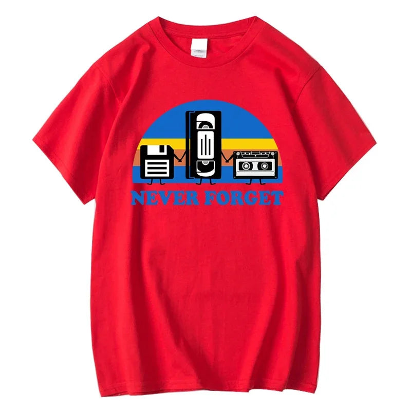 T-Shirt Men Loose Casual Breathable Short Sleeve