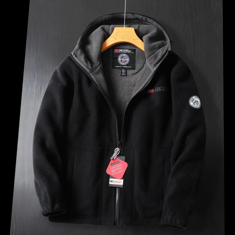 Brand Winter Fleece Jacket Men's Casual Jacket high quality Design