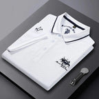 Polo Shirts Short Sleeve Shirt Luxury Top Casual Lightweight