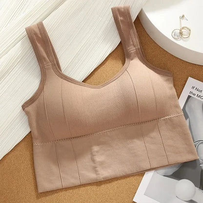 Sports Bra Anti-Sweat Fitness Top Women Seamless Yoga Bra